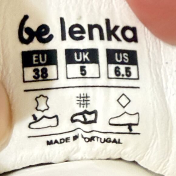 Be Lenka Champ 3.0 All White Leather Barefoot Sneaker Womens EU38/US6.5 NIB - Picture 8 of 9